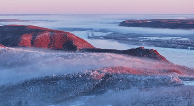 黑河百裡霧凇如夢似幻